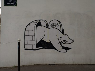 photo graffiti Paris 13eme arrondissement